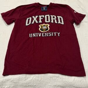 Oxford University Maroon T-Shirt - Size S